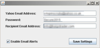 Forex Currency Strength Meter Email Alert Setup