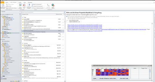 forex currency meter application with Microsoft Outlook