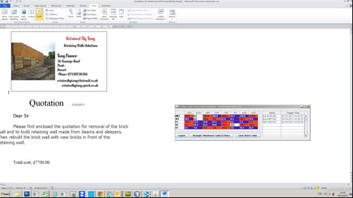 forex currency meter application with Microsoft Word